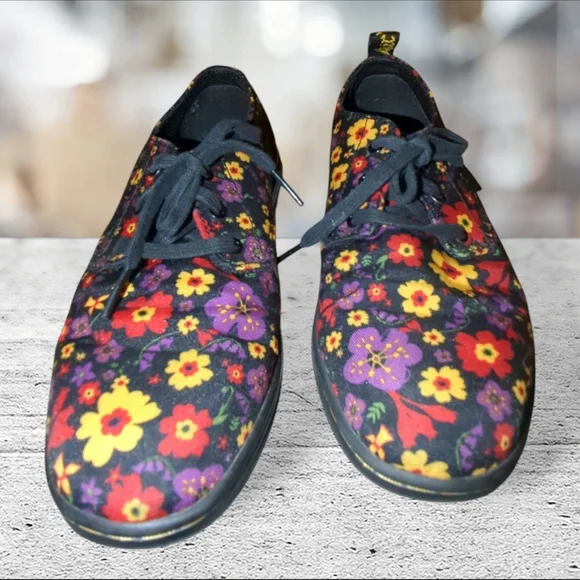 Dr Martens Korey Floral Canvas Shoe Size 5L 4M Unisex - Picture 6 of 15